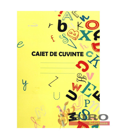 Caiet de cuvinte 2 linii A5, 36 foi